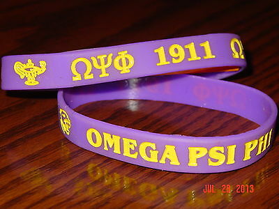 Omega Psi Phi Greek Fraternity Wristbands
